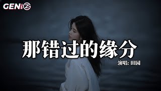 田园 - 那错过的缘分 (后来这大雪纷纷) │Tian Yuan - Na Cuo Guo De Yuan Fen『曾牵着你的手曾许诺到白头，还以为你会为我而停留』【动态歌词MV】
