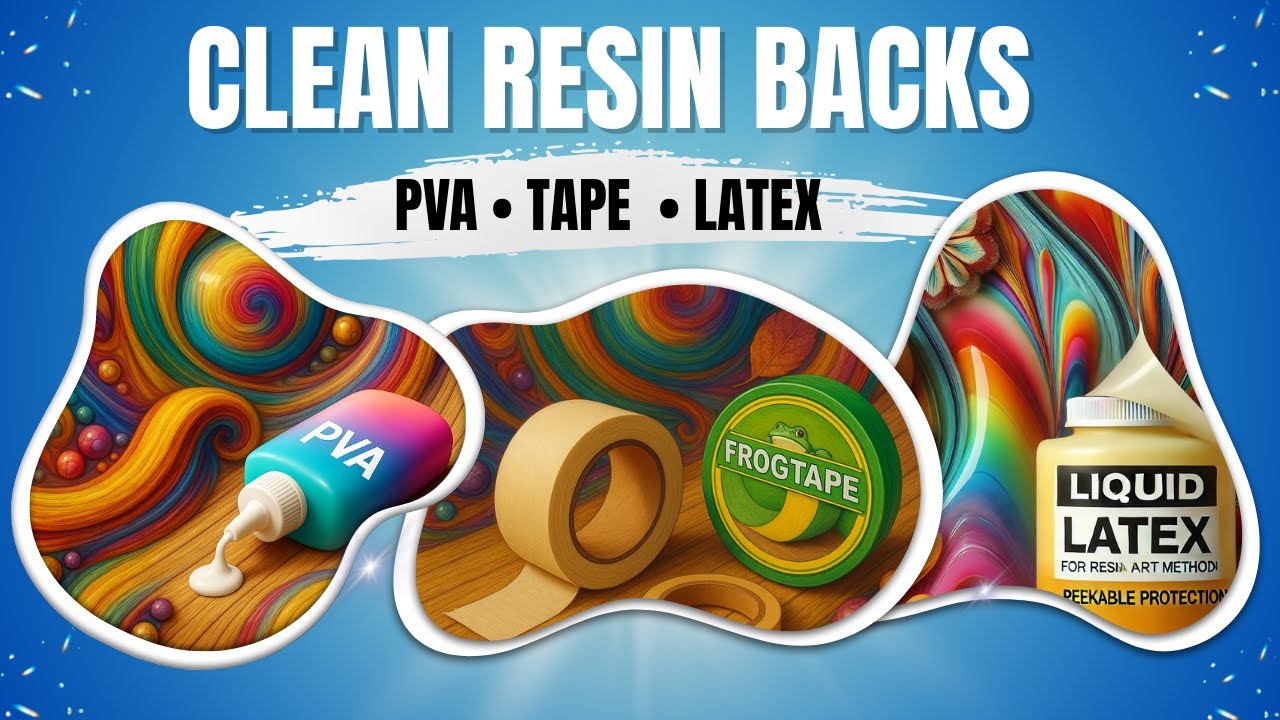 Resin Back Protection: Tape vs PVA vs Liquid Latex — Which Wins?