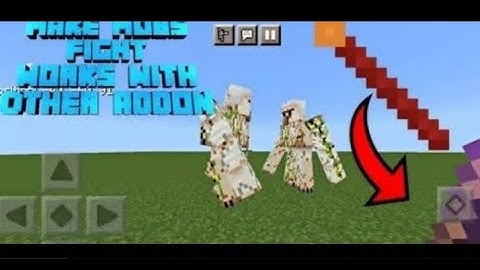 Mob Enrager (Target Setter Stick Addon/Mod) in Minecraft PE || MCPE//MCBE [works with other Addon]
