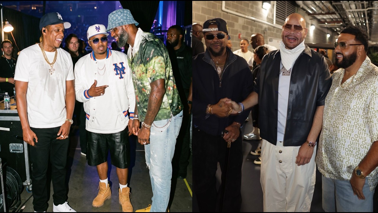 Jay-Z’s Post-Concert Backstage Moment Looks Like A Millionaire Summit!