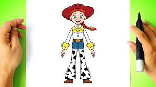 How to DRAW JESSIE - Toy Story