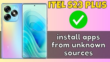 How to Allow install unknown apps ITEL S23 Plus || install apps from unknown sources