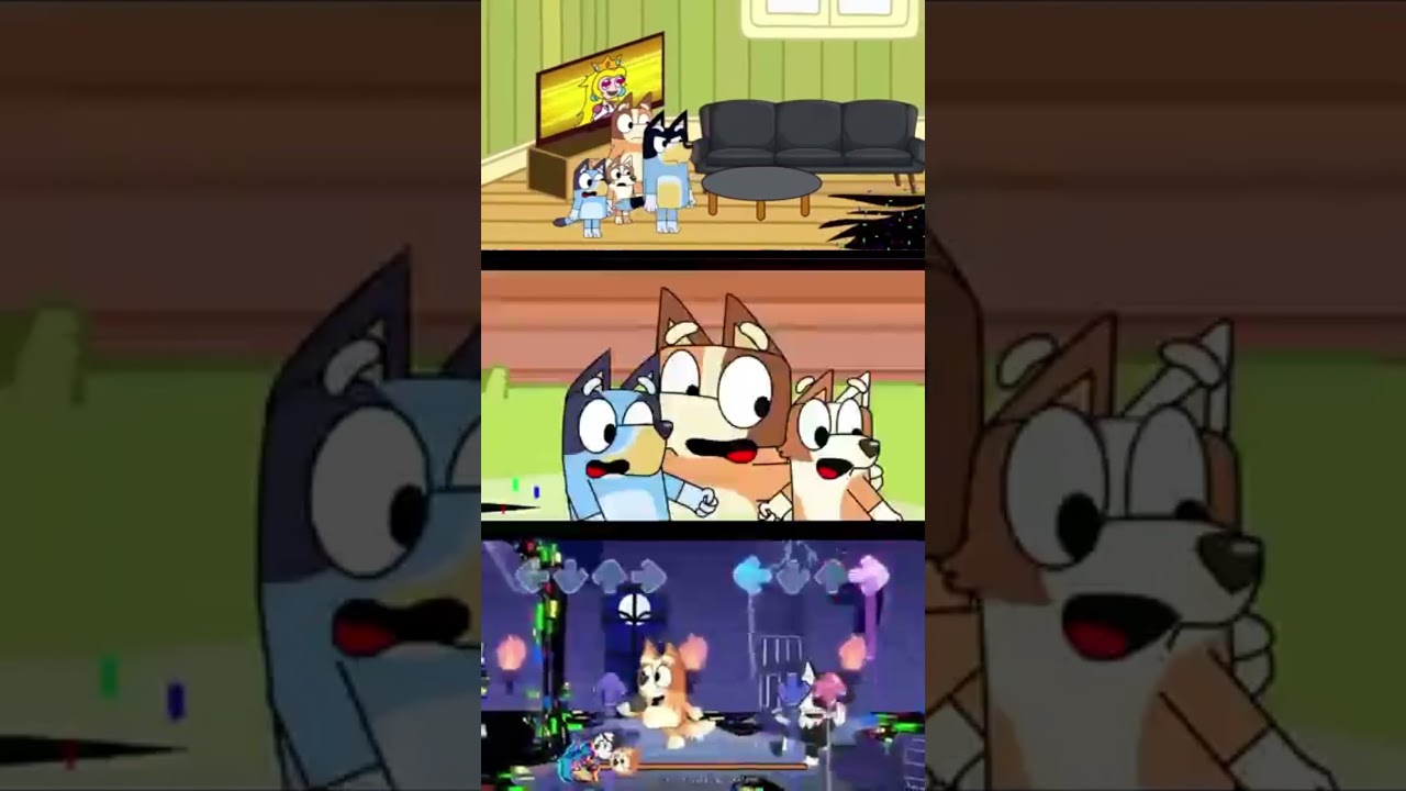 Dusk Till Dawn But Bluey Pibby - FNF Animation 