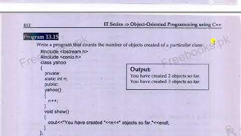 Static Data Member in C++ (Hindi | Urdu)