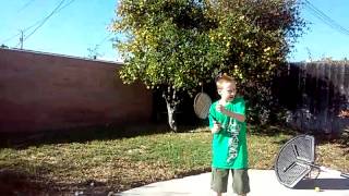 Kid Breaks Phone While Doing Trickshot