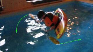 kayak roll / back deck rodeo roll (tutorial)