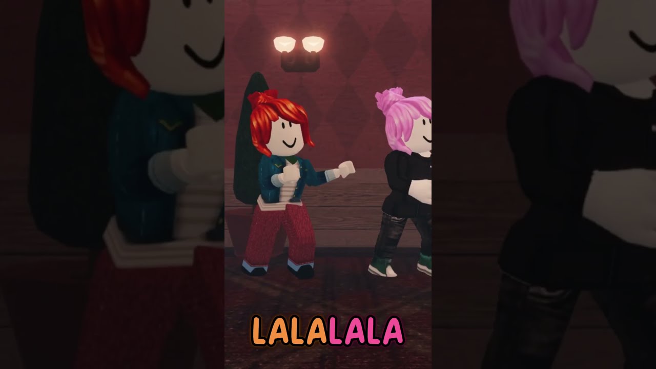 LALALALA With My Friends Shorts Roblox Robloxedit