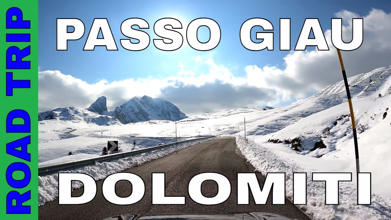 ROAD TRIP PASSO GIAU DOLOMITI│Cortina d'Ampezzo to PASSO GIAU 4K │UNESCO Dolomiten