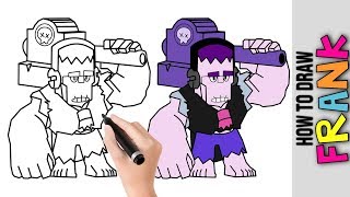 How To Draw Frank From Brawl Stars Cute Easy Drawings Tutorial For Beginners Step By Step Kids Youtube - desenhar frank brawl stars