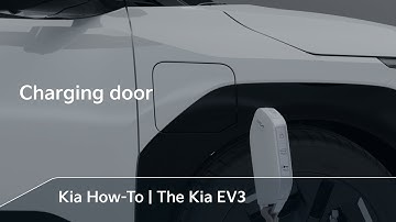 Charging door | The Kia EV3