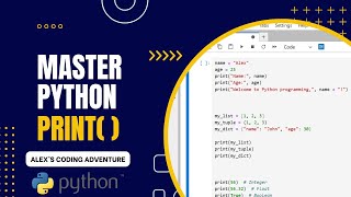 Unlock Python's Print() Function: Follow Alex's Learning Path!