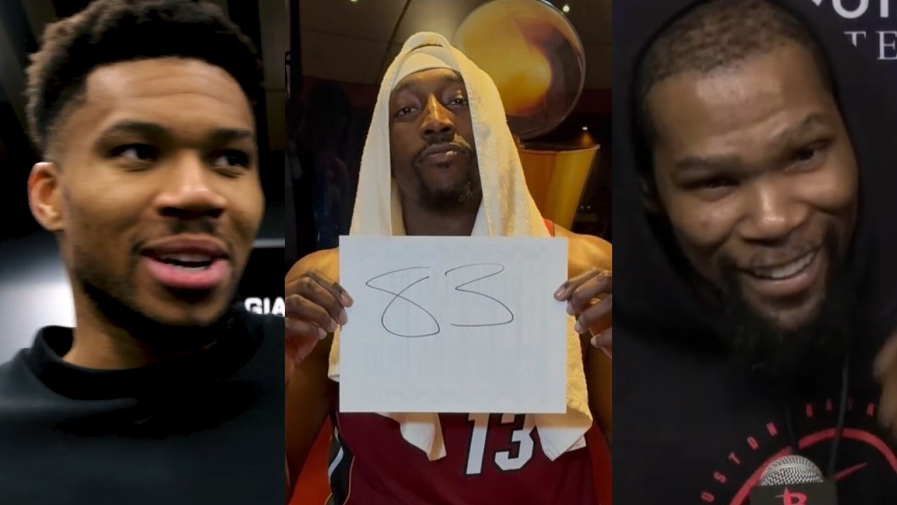 Giannis and Kevin Durant show love to Bam Adebayo after scoring 83 points 🙌