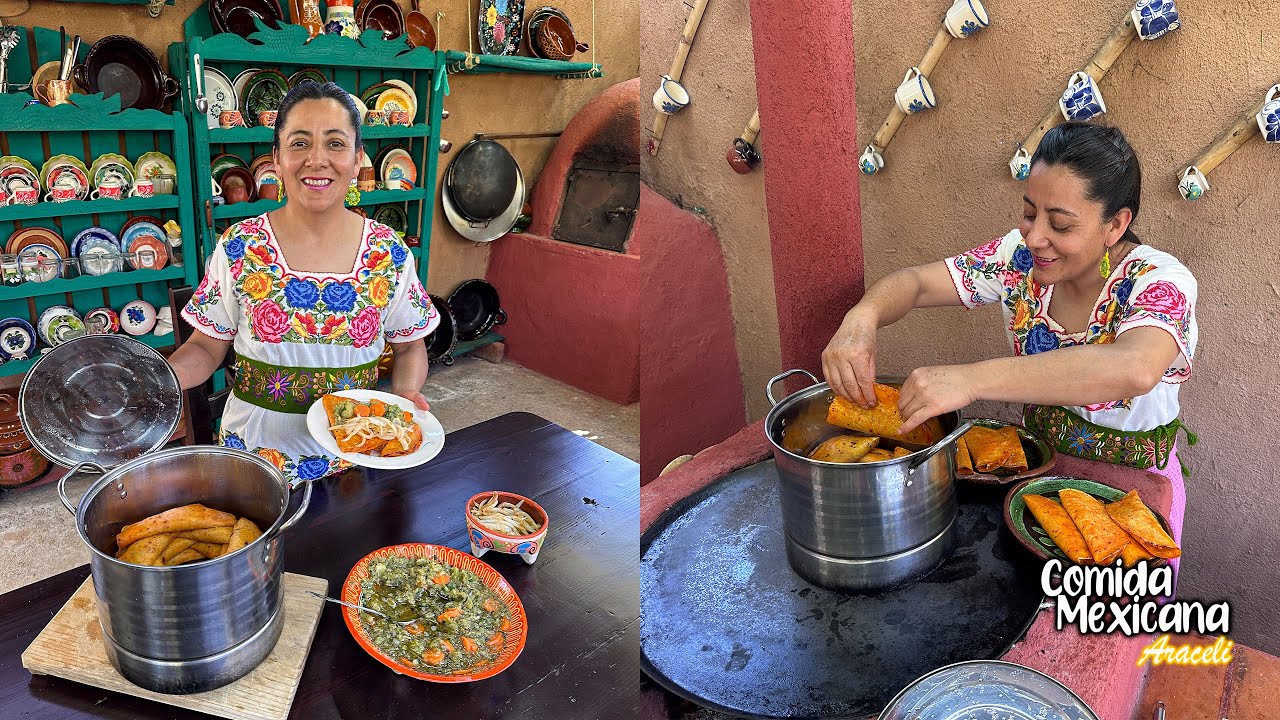 Hoy Comemos Bien Sabroso Tacos Colorados al Vapor Así No Se Rompen