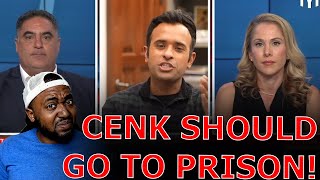 Cenk & Ana Kasparian HAVE TDS MELTDOWN Over Vivek Ramaswamy Trump Pardon Promise In UNHINGED Debate!