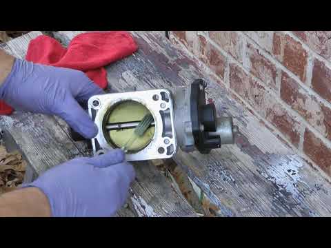 Ford Crown Vic Throttle Body Clean and Calibrate Calibration Recalibrate