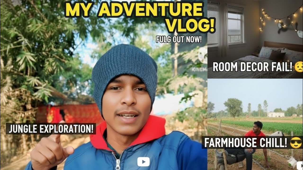 Jangal Ki Sair, Room Decor Fail aur Farm House Masti! 🌲🏠🚜 || Vlog 🤩🥰