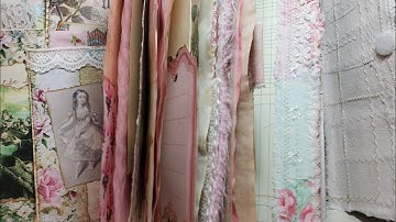 1891 Altered File Folder With Journal, "Nelly" Flip Through(SOLD)thank you!