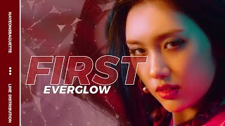 [EVERGLOW - First] Line Distribution