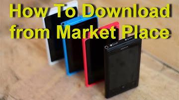 Nokia Lumia 800 - To Download And Update From Market Place - Preview