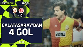 Galatasaray - Antalyaspor 4-0 1986-87 Sezonu Galatasaray Ikinci Yarıda Açıldı