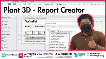 AutoCAD Plant 3D: Report Creator