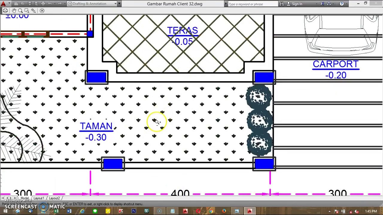 CARA MUDAH MEMBUAT DENAH  RUMAH  2 LANTAI TUTORIAL BELAJAR  