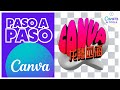 Cómo hacer un LOGO en Canva SIN FONDO | Tutorial Completo