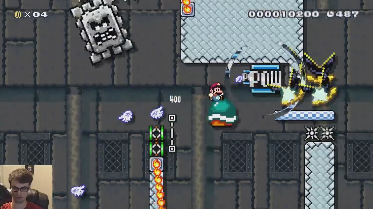 speedrun dark souls Mario Maker - POW-to-Hell 2.0 (Insanely Awesome Level)