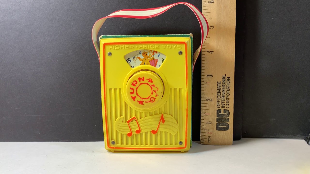 Vintage Fisher Price Toy 1972 Raindrops Falling on My Head Radio Toy FPT18-10 - SOLD