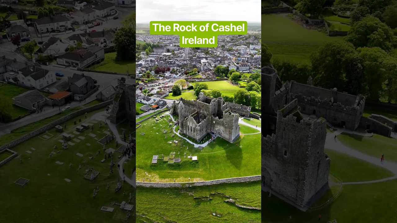 The Rock of Cashel - The high king of Irish monuments | Ireland #ireland #drone #travel ✔️ #188