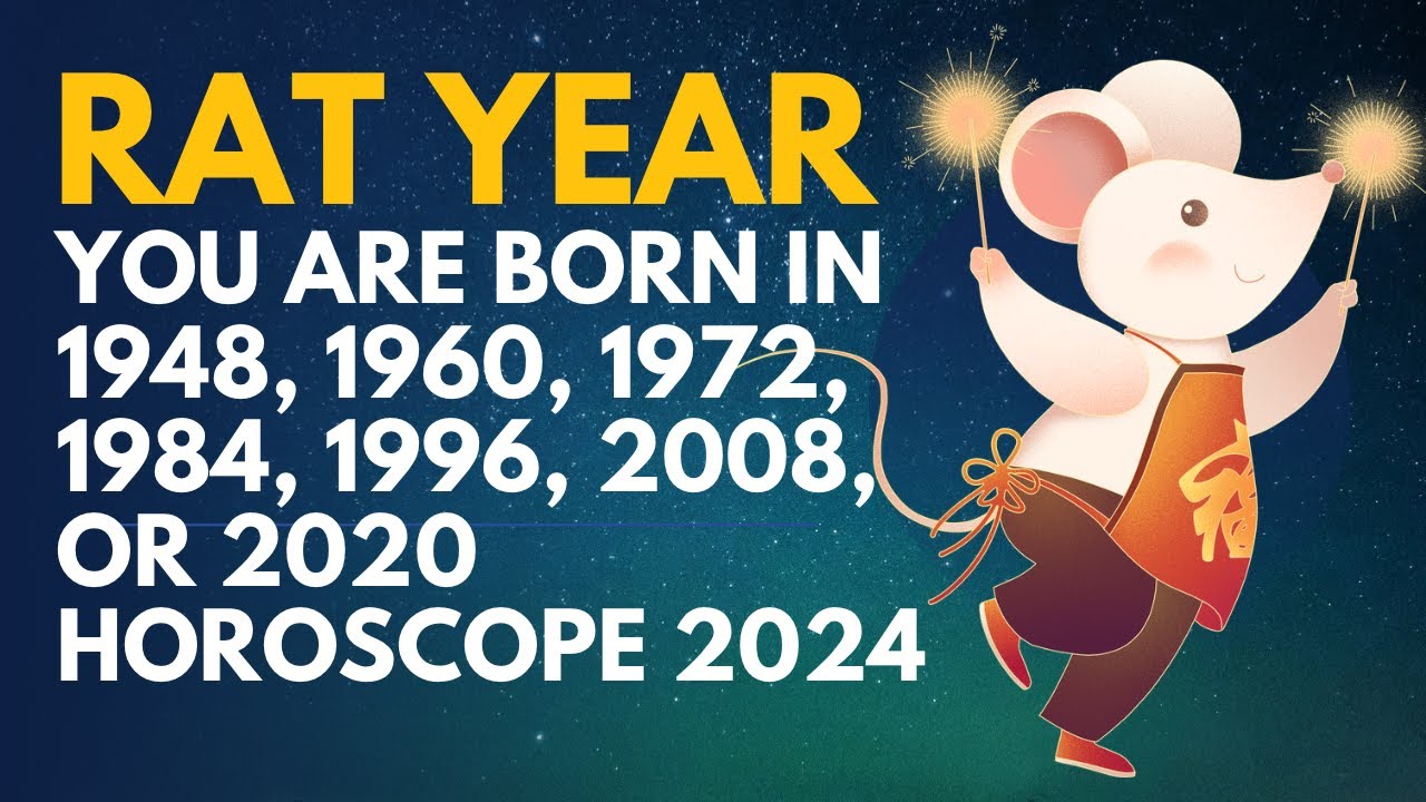 Rat year 2024 Horoscope 2024horoscope Ratyear horoscope 