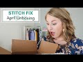 Stitch Fix Unboxing April 2021 | My First "Fix"!