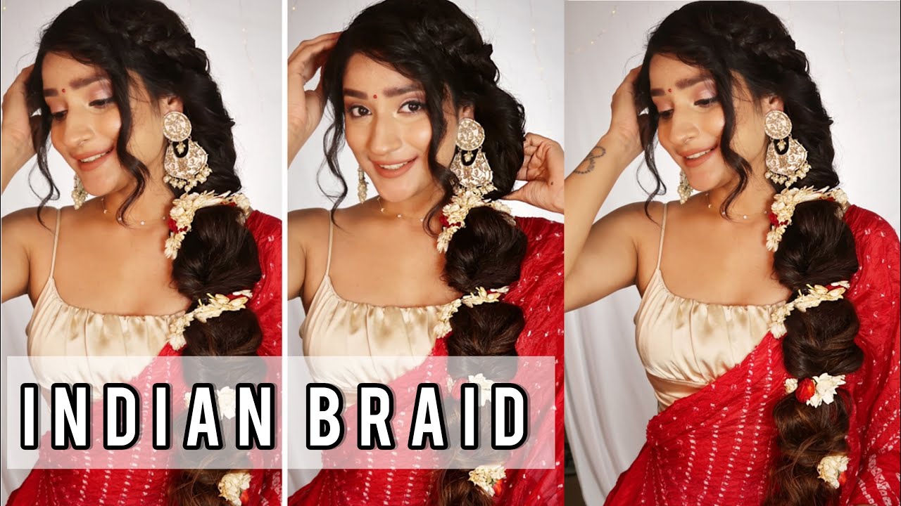 Gajra Laden Bridal Braid Trend! Hit Or Miss? | Bridal braids, Long hair  wedding styles, Bridal hairdo