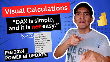 VISUAL CALCULATIONS in Power BI || DAX is SIMPLE and EASY now?!