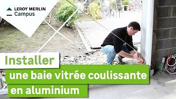 Comment poser une baie coulissante alu ?