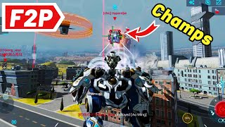 War Robots Free to Play Hangar vs Champ League (No Commentary) WR F2P
