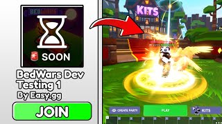I Joined the Test Server in Roblox Bedwars...