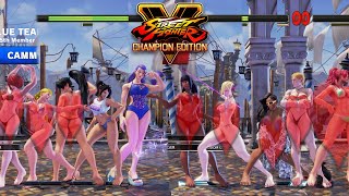 Street Fighter V CE Rose/Juri/Ibuki/Karin/Cammy vs Menat/Falke/Laura/Kolin/Poison PC Mod