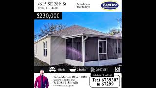 4615 SE 28TH ST, OCALA, FL 34480 (MLS# OM616706) - Ocala home for sale in Magnolia Forest