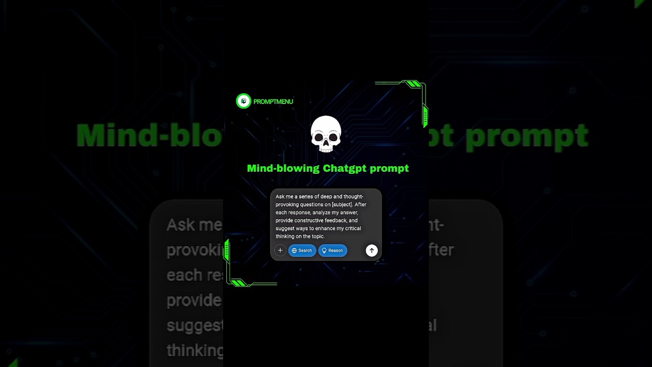 Mind-blowing Chatgpt prompt 🤯 | 