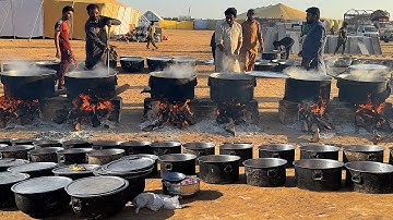 Pakistan’s Grand Night Wedding Mutton Preparation for +2000 Guests | Juicy Leg Steam | Reshmi Kabab