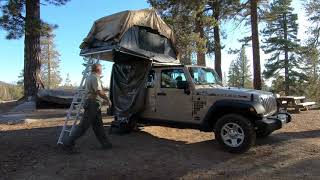 SEKI 2019 E10: My New Front Runner Roof Top Tent; Sequoia National Forest & Kings Canyon NP