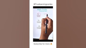 Decimal division trick 📚😍🔥 | math