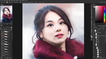 Chaeyoung - Digital Painting [Time-lapse]