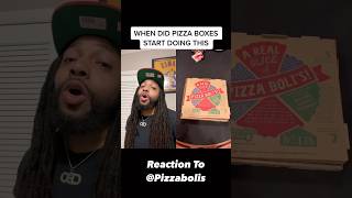 When did pizza boxes start doing this 🍕😮#youtubeshorts #shorts