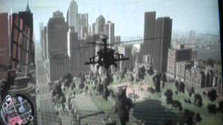 GTA IV como pegar helicóptero sem codigo xbox 360 - Video
