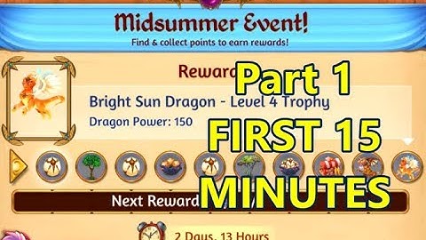 Merge Dragons - Midsummer Event Part 1 - First 15 Minutes
