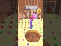 Funny Race - Bridge Race Gameplay 👻🌉🍑🎯 #shorts #funny #games #bridgerace