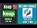 Comparison of Keap and No Limit Emails,