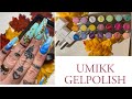 Umikk Gel Polish Swatching and Ocean Design How to do Nails Tutorial